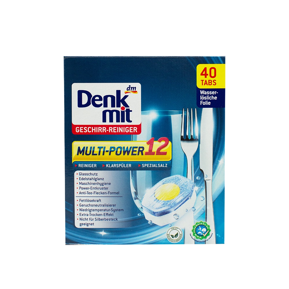 Denkmit таблетки (капсули) для посудомийної машини Multi Power 40 шт.